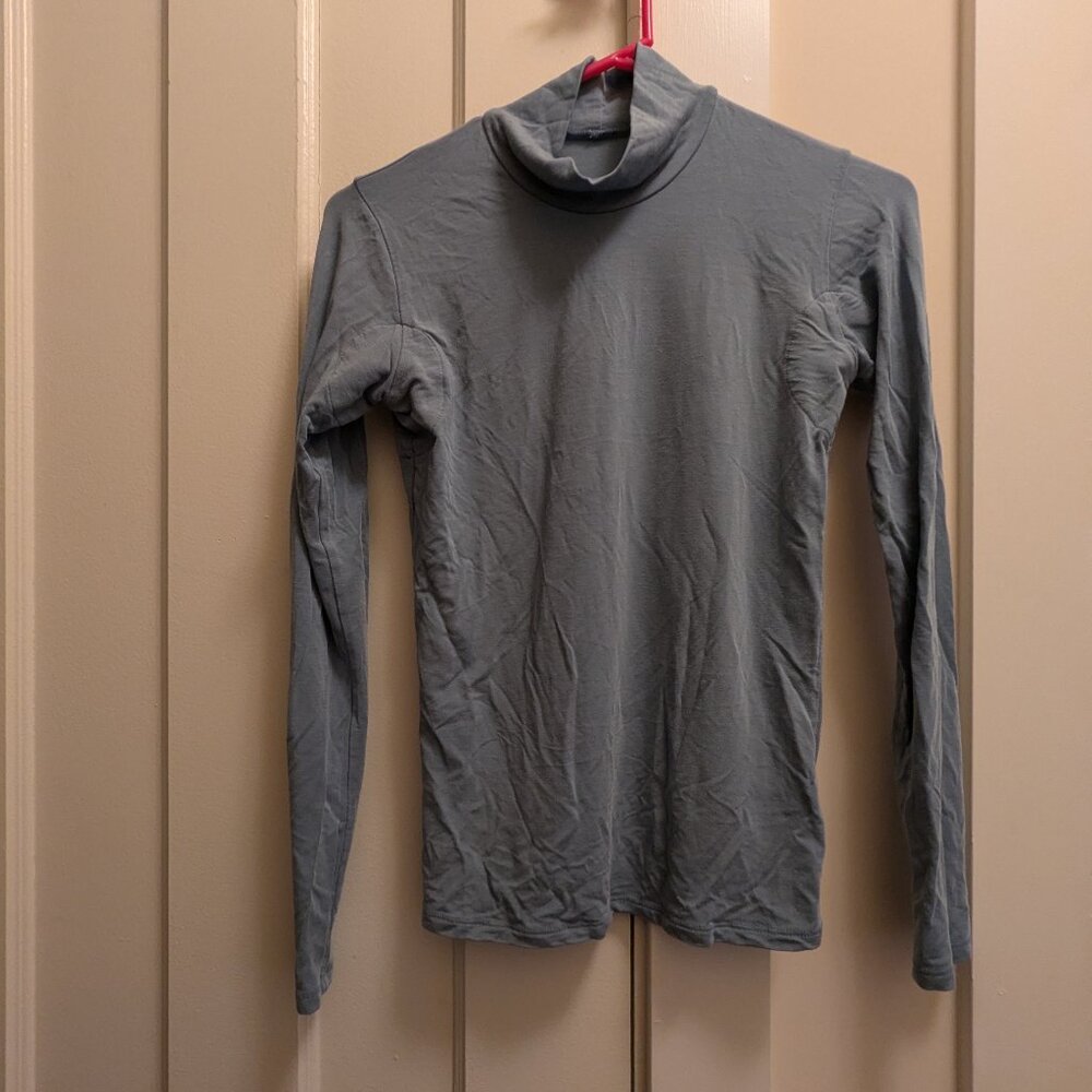 Numi Sweatproof Mock Neck Undershirt - Lake Blue